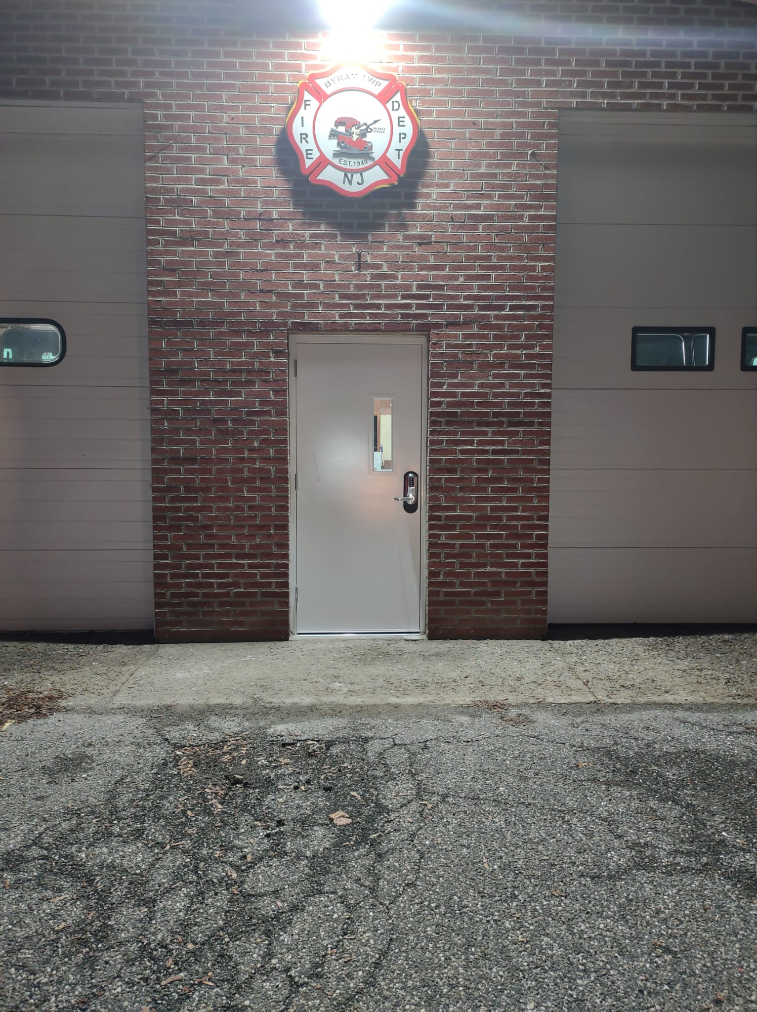 Fire department automatic door