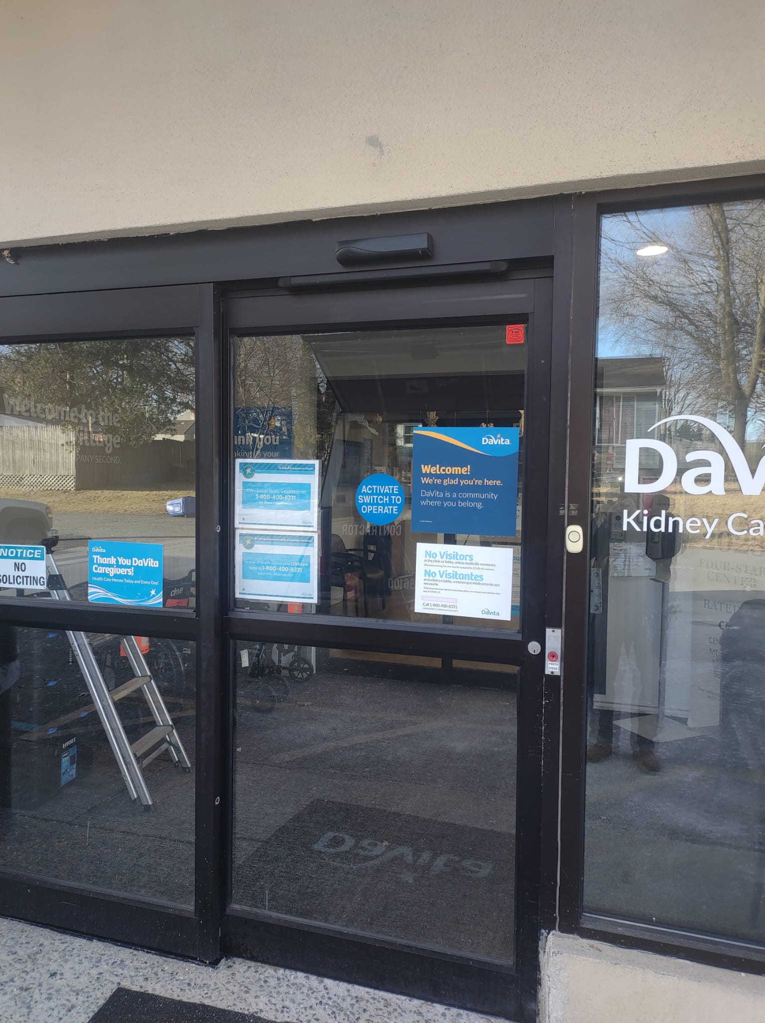 Black Frame Automatic Doors